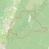 Montmirat - Le Bois de Lens GPS track, route, trail