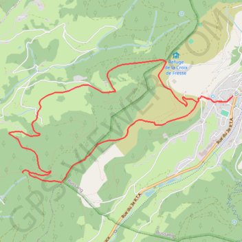 Circuit de la Borne des 3 communes - Bussang GPS track, route, trail