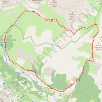 Tour de la Pointe de Serre GPS track, route, trail