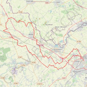 Géant Lambert - Brevet Lambersart GPS track, route, trail