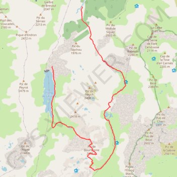 Bourbonne GPS track, route, trail