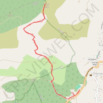 Le Grand Brouis GPS track, route, trail