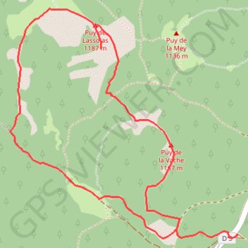 Puydelavache GPS track, route, trail