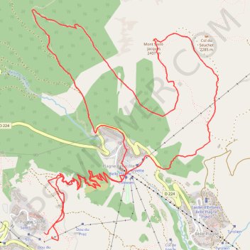 Autour du Saint jacques GPS track, route, trail