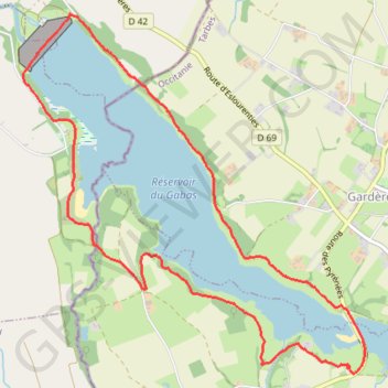 Lac de Gabas - Luquet GPS track, route, trail