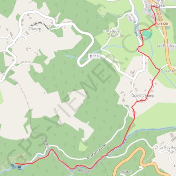 Les Murels - Forgès GPS track, route, trail
