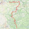GR36 De Marsal à Cambounès (Tarn) GPS track, route, trail