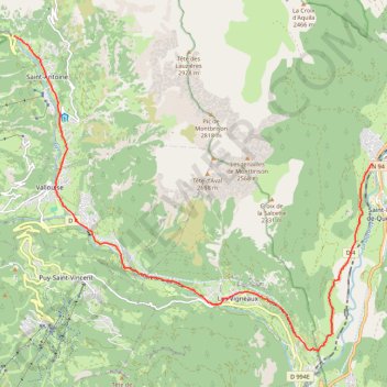 Briançon Pelvoux GPS track, route, trail