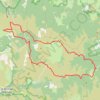Mas de la Barque - Mont Lozère - Bivouac GPS track, route, trail