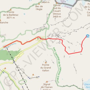 Prariond GPS track, route, trail