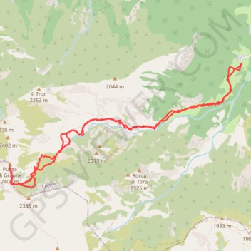 Punta Grifone GPS track, route, trail