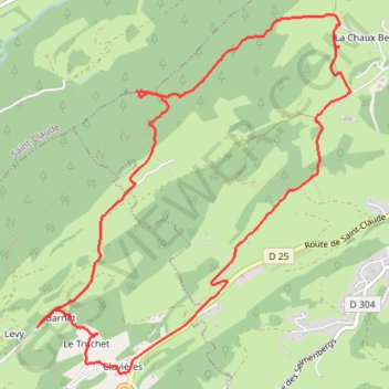 Grotte Celary GPS track, route, trail