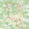 Bourdeilles 35 kms GPS track, route, trail