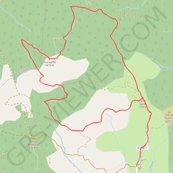 Charajaille en boucle depuis Glaise GPS track, route, trail