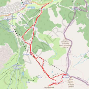 Colletto Verde-Le Chenaillet GPS track, route, trail