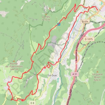 Echaillon-les Vincents-prelenfrey GPS track, route, trail
