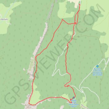 But de Saint genix GPS track, route, trail