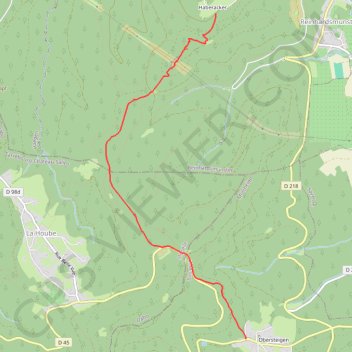 Obersteigen - Haberacker GPS track, route, trail