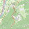 Col de Montaud - Saint-Quentin-sur-Isère GPS track, route, trail