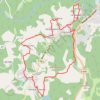 Le rocher des folles - Affieux GPS track, route, trail