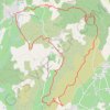 04-FEV-2021 ST JEAN DE LA BLAQUIERES - ROC DES VIERGES - FOUR A CHAUX - CANYON DU DIABLE GPS track, route, trail