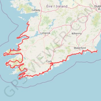 RT5-1 Rosslare - Kinsale GPS track, route, trail