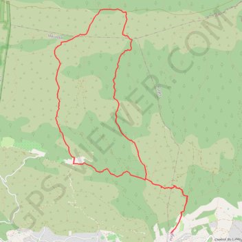Rochers de 11 heures GPS track, route, trail