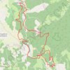 Bruniquel-Puycelsi-Bruniquel à VTT GPS track, route, trail