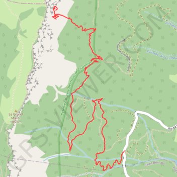 Le Grand Manti Nord (Chartreuse) GPS track, route, trail