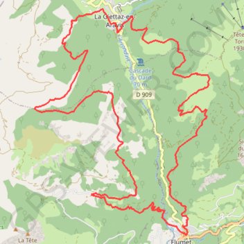 Flumet-La Giettaz GPS track, route, trail