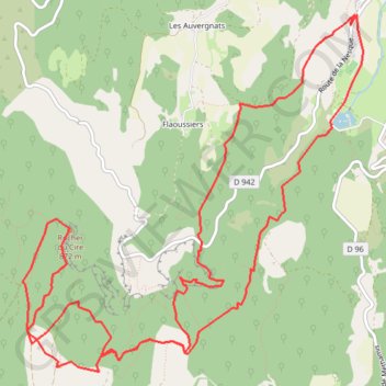 Baronnies - Gorges Nesques - Mont Cire GPS track, route, trail