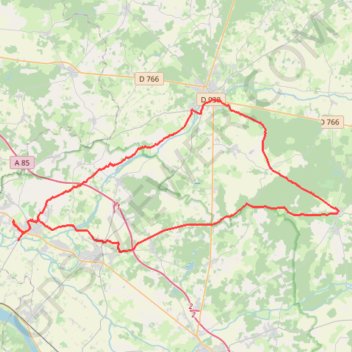 Baugeois Chandelais GPS track, route, trail