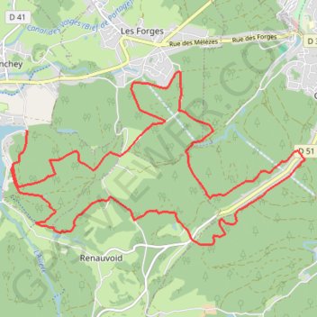 Chemins du Cœur des Vosges - Circuit de Xatimont GPS track, route, trail