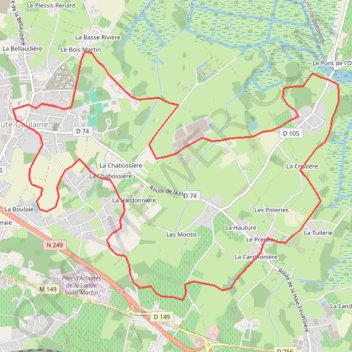 Haute Goulaine GPS track, route, trail
