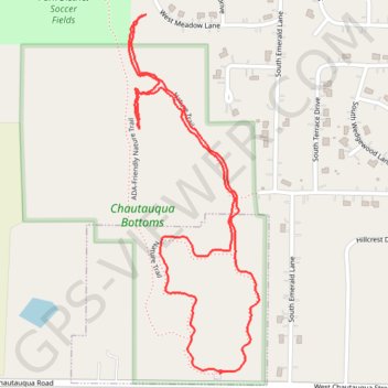 Chautauqua Bottoms Loop (Carbondale) GPS track, route, trail