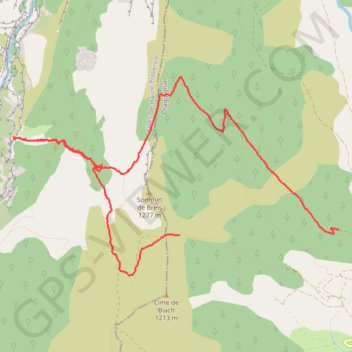 TRIGANCE BELVEDERE D'ENCASTEL COL DE BREIS GPS track, route, trail