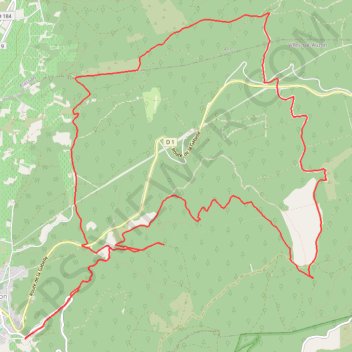 Villes-sur-Auzon les bergeries GPS track, route, trail