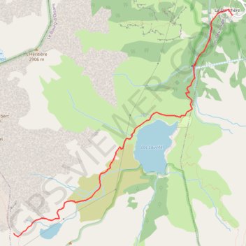Brèche du Périer GPS track, route, trail
