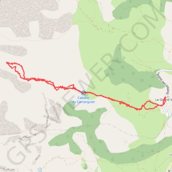 Crête de l'Etoile GPS track, route, trail