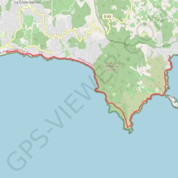 Escalet Cavalaire GPS track, route, trail