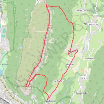 Aretes du Néron (Chartreuse) GPS track, route, trail