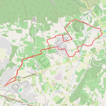 Lauris-Lourmarin GPS track, route, trail