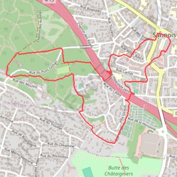 Sannois GPS track, route, trail