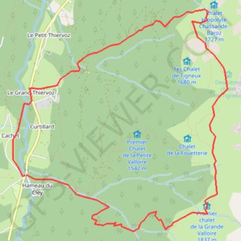 Grande Valloire GPS track, route, trail