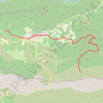 Pays Cathare J1 GPS track, route, trail
