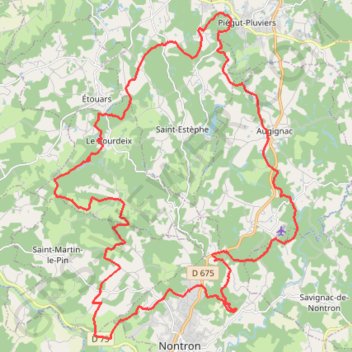 Piegut-5762624 GPS track, route, trail