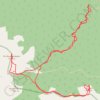 Pics Roumendarès et Serrisse depuis D 294 GPS track, route, trail