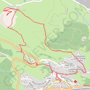 La bonnevie de Saint-Antoine GPS track, route, trail