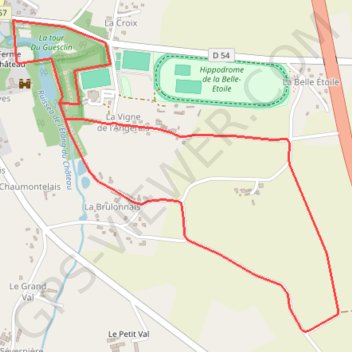 Circuit de la Brûlonnais - Grand-Fougeray GPS track, route, trail