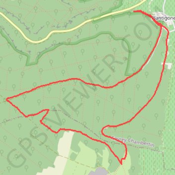 Le Tacot en Marche Nordique GPS track, route, trail
